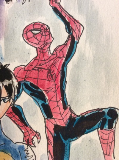 400x536 spiderman civil war tumblr - Spiderman Civil War Drawing