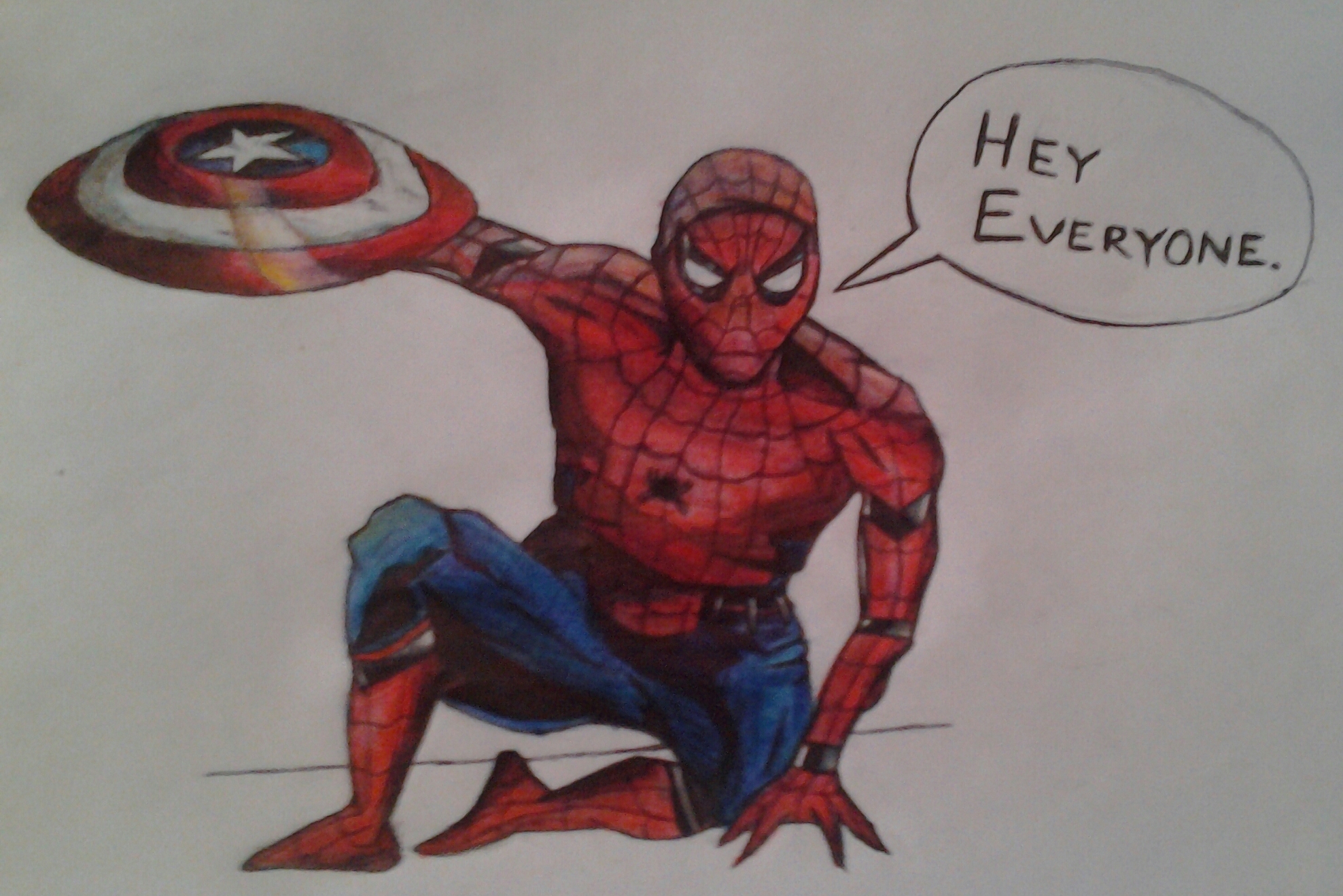 1976x1319 spiderman newsuit civil war - Spiderman Civil War Drawing
