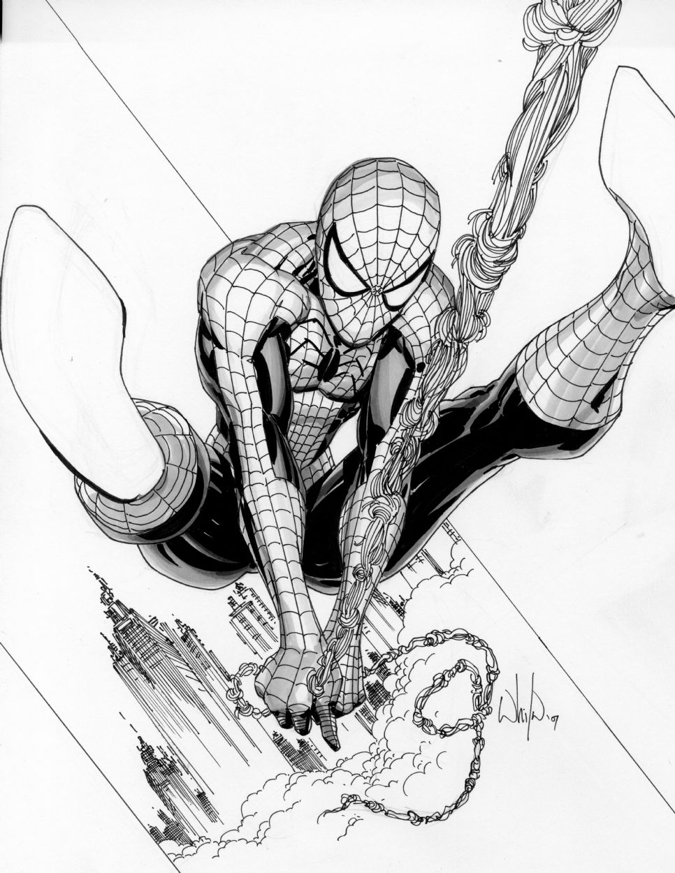 966x1250 Image Detail - Spiderman Comic Drawing