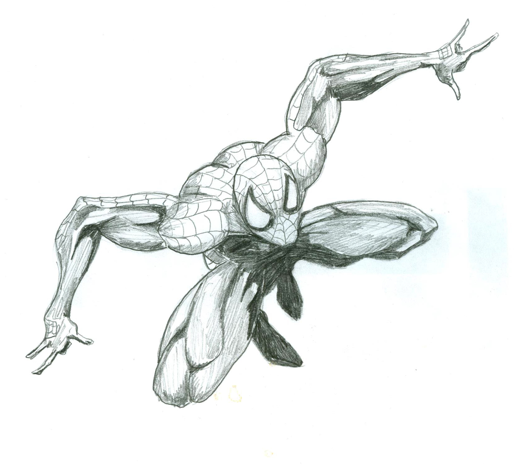 1650x1498 Spider Man Drawing - Spiderman Comic Drawing