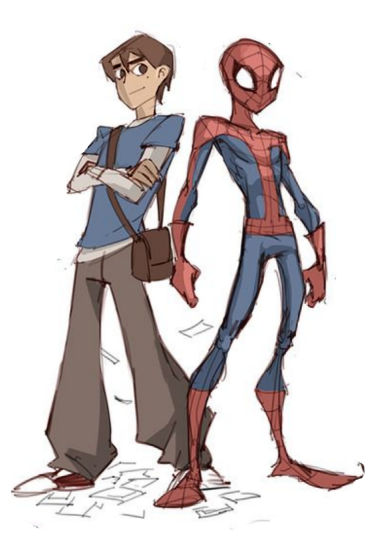 374x540 spiderman costume drawing i used an spectacular spider man - Spiderman Costume Drawing