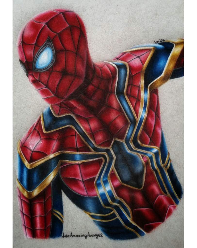 812x1024 iron spider drawingart - Spiderman Drawing