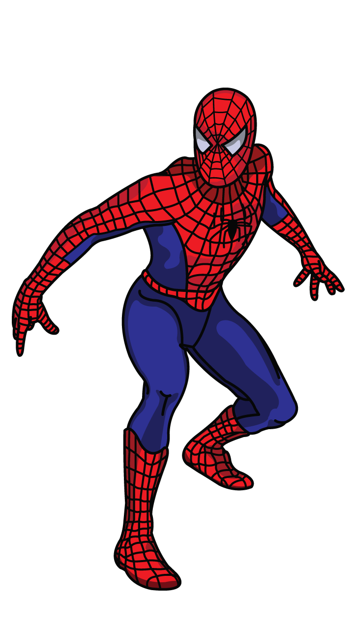 720x1280 Drawissimo Kids How To Draw - Spiderman Drawing