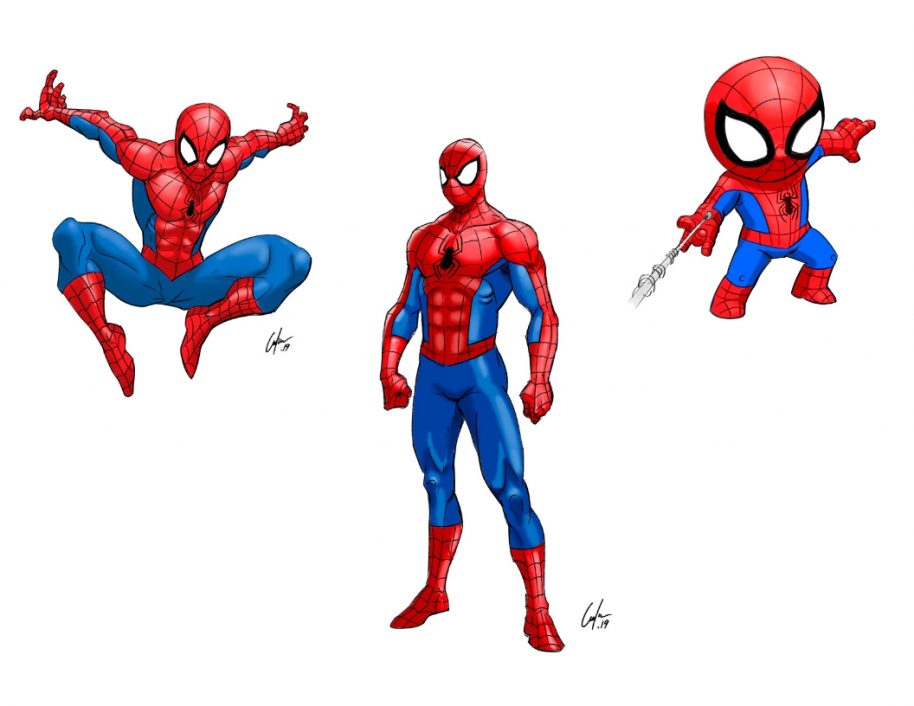 914x706 Ways To Draw Spiderman - Spiderman Drawing
