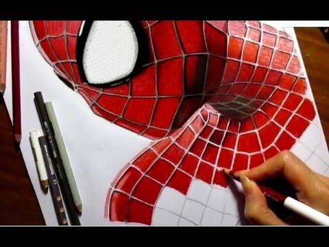 480x360 speed drawing of the amazing spider man jasmina susak - Spiderman Drawing Color