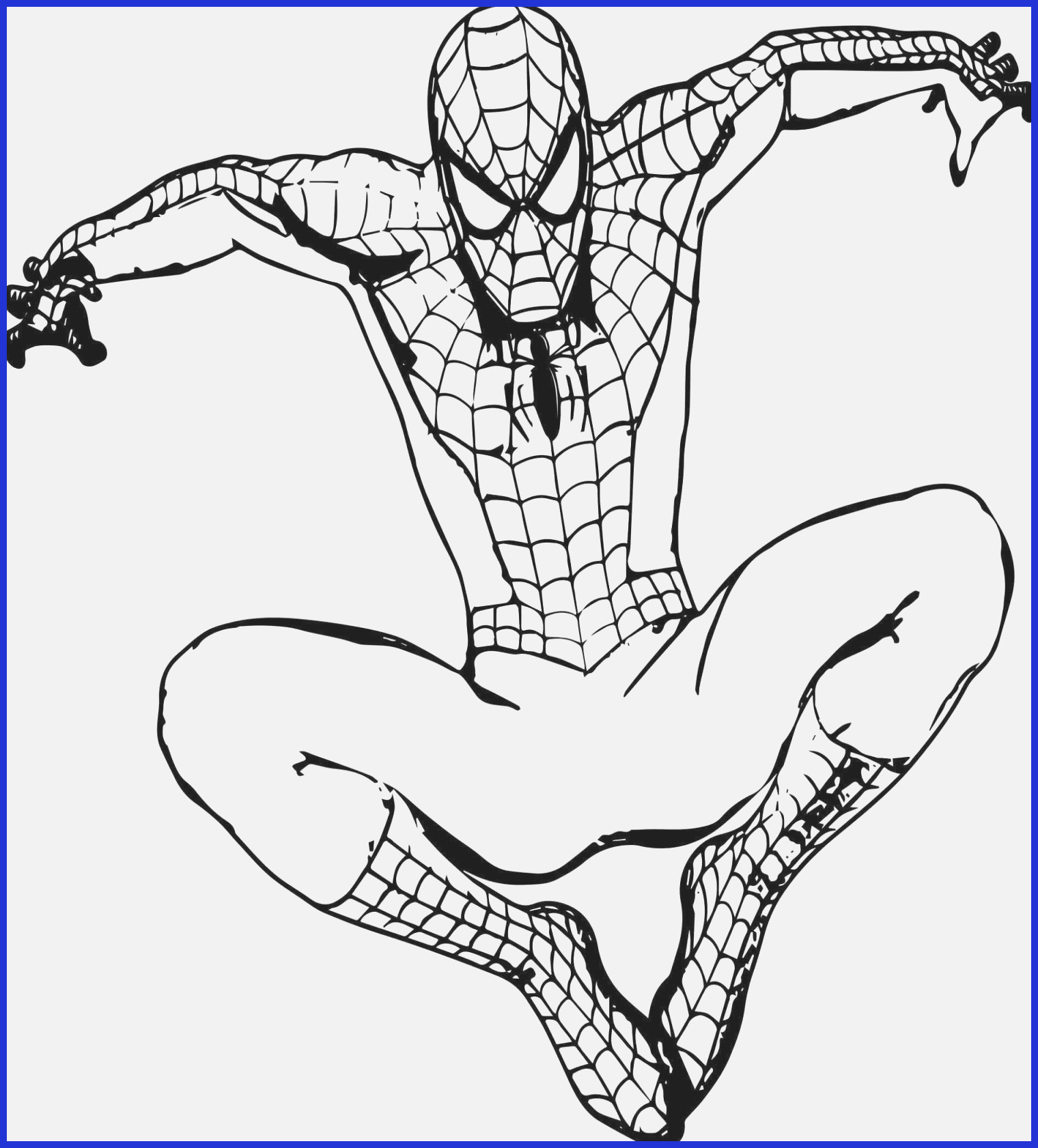 1520x1682 Pics Of Drawings Easy Coloring Pages Spiderman Superheroes Easy - Spiderman Drawing Easy