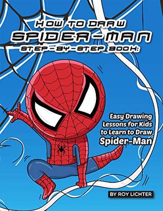 318x412 How To Draw Spider Man Step - Spiderman Drawing For Kids