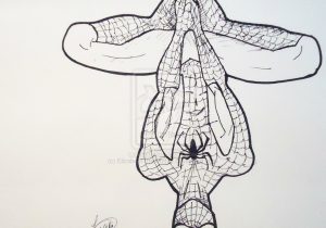 300x210 Spider Man Pencil Sketch How To Draw Spider Man In Fine Art Style - Spiderman Drawing Images