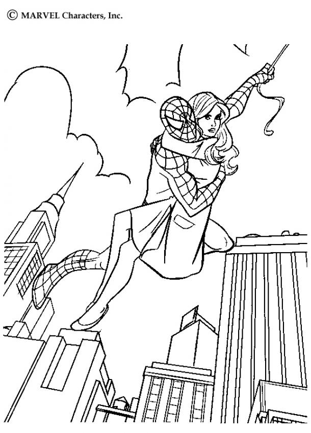 610x850 Spider Man Crafts, Colorig Pages And Activities For Kids - Spiderman Drawing Pages