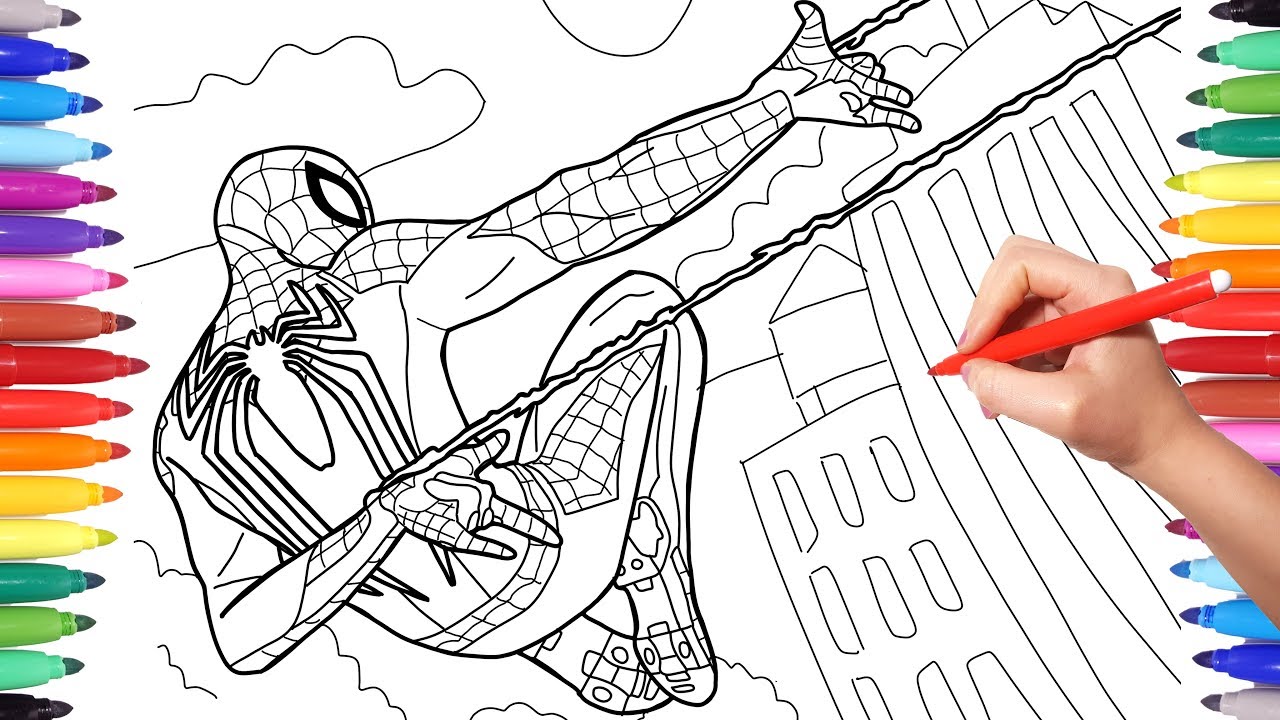 Spiderman Drawing Pages at PaintingValley.com | Explore ...