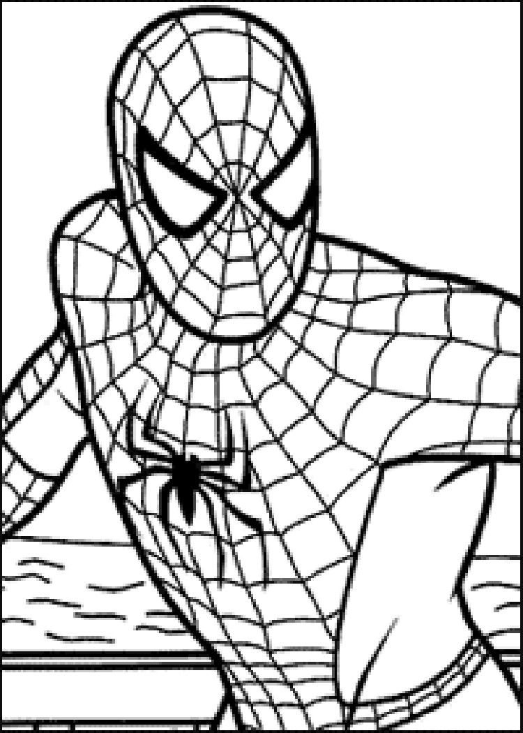 750x1050 Spiderman Drawings To Print - Spiderman Drawing Pages