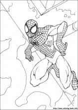 157x220 Spiderman Coloring Pages On Coloring - Spiderman Drawing Pages