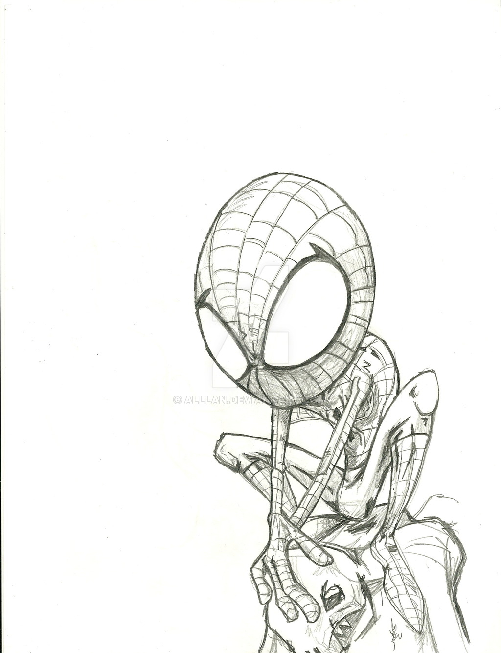 Spiderman Drawing Pencil at PaintingValley.com | Explore collection of ...