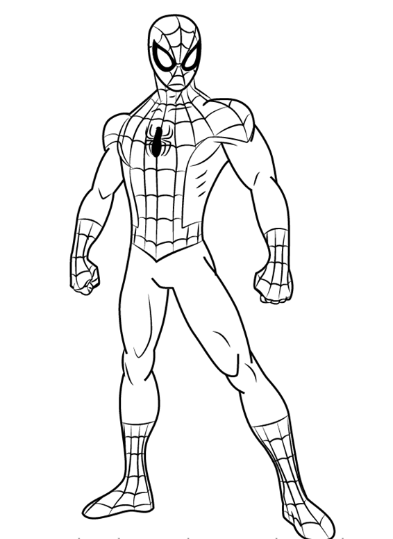 566x776 Spiderman Best Drawing Drawing Skill - Spiderman Drawing Pictures