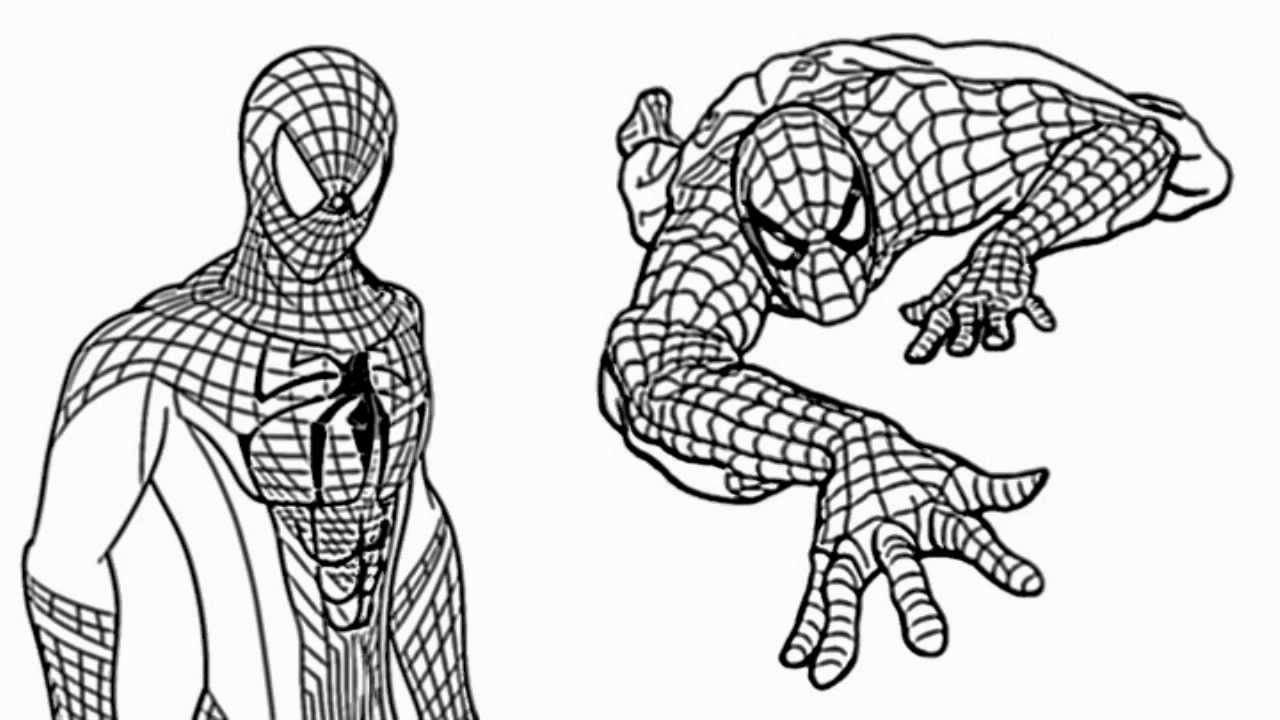 1280x720 The Amazing Spiderman - Spiderman Drawing Pictures