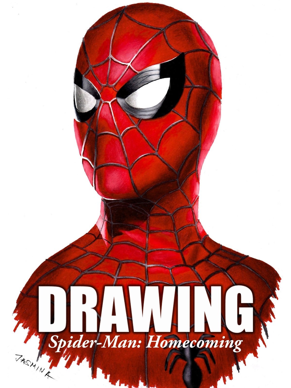 1200x1600 clip drawing spider man homecoming jasmina susak - Spiderman Drawing Pictures