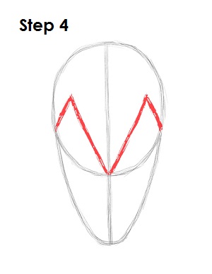 300x388 How To Draw Carnage - Spiderman Drawing Step By Step