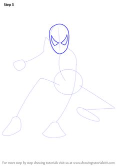 236x333 Best How To Draw Spiderman Images Step - Spiderman Drawing Tutorial