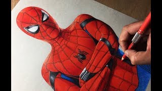 320x180 speed drawing spider man homecoming videos - Spiderman Drawing Video