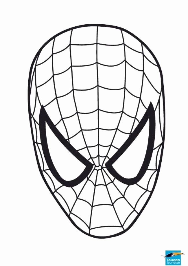 650x919 Spiderman Face Drawing Step - Spiderman Face Drawing