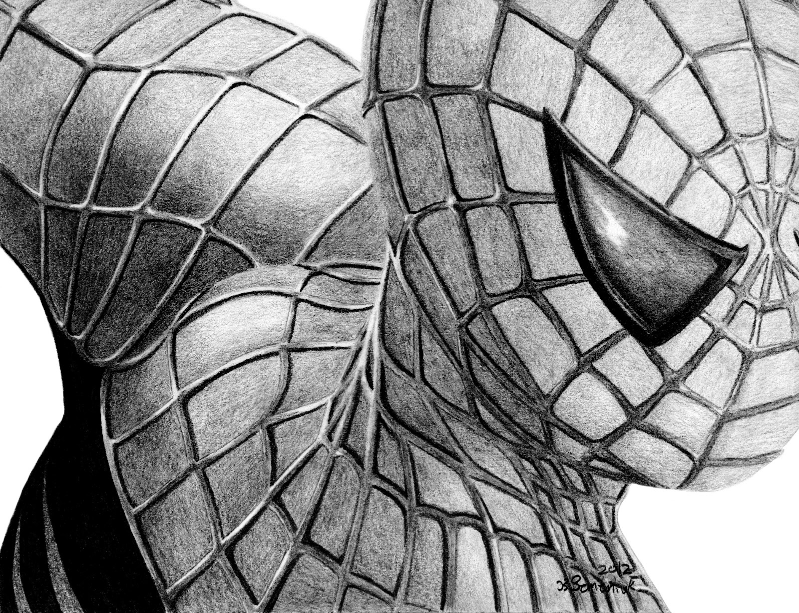 Spiderman Face Drawing at Explore collection of