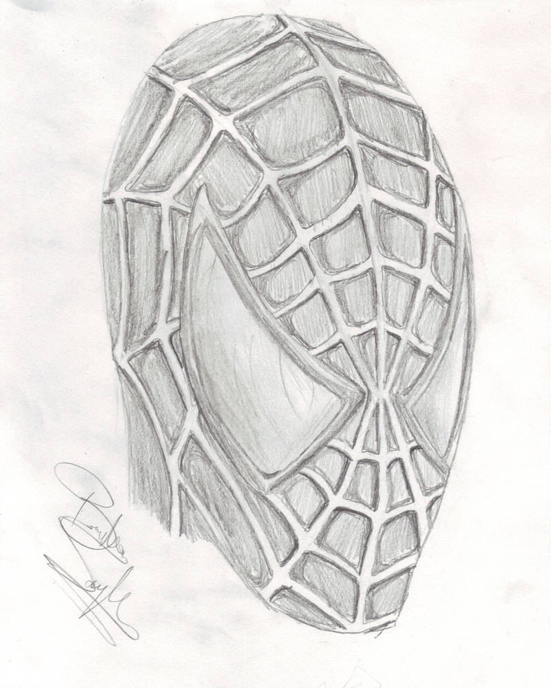 800x998 Spiderman Head - Spiderman Head Drawing