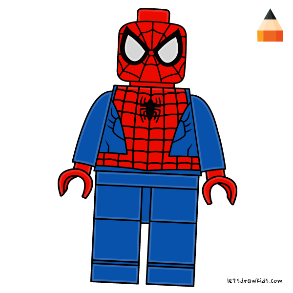 600x600 How To Draw Lego Spiderman - Spiderman Images For Drawing