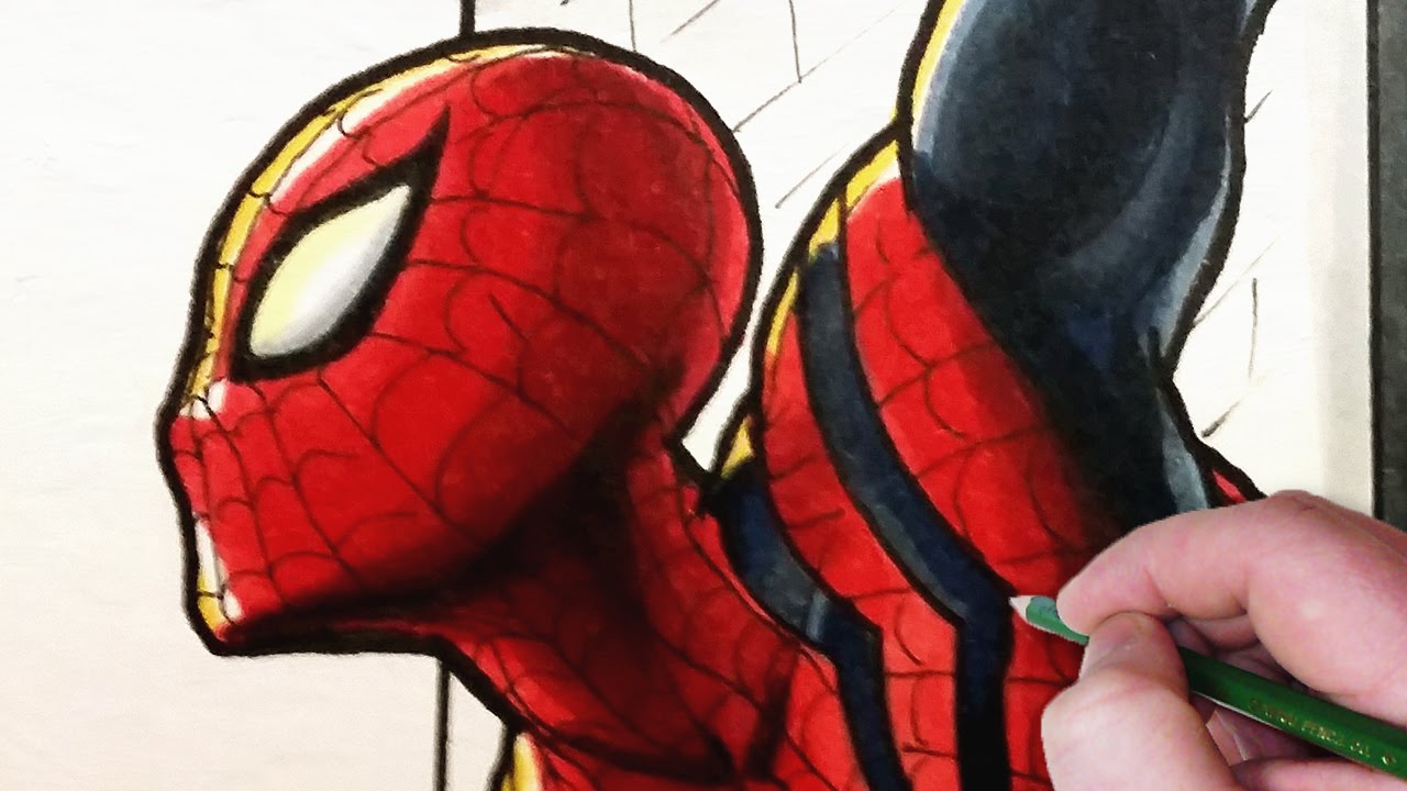 1280x720 Let's Draw The Sensational Spider Man! - Spiderman Images For Drawing