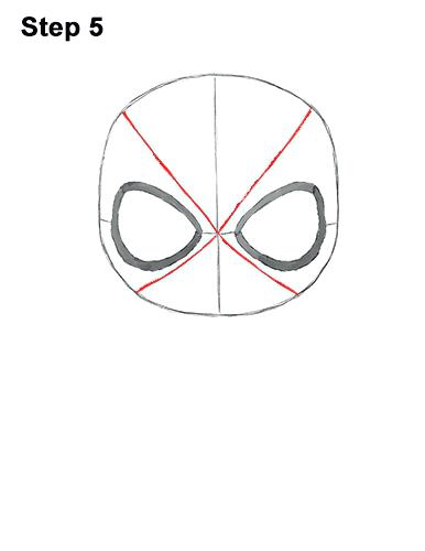 386x500 drawing a spider draw mini little spider man drawing spider man - Spiderman Line Drawing
