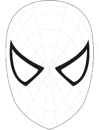 Spiderman Mask Drawing At Paintingvalley Com Explore Collection