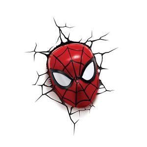 300x300 marvel spiderman mask deco light red ebay - Spiderman Mask Drawing