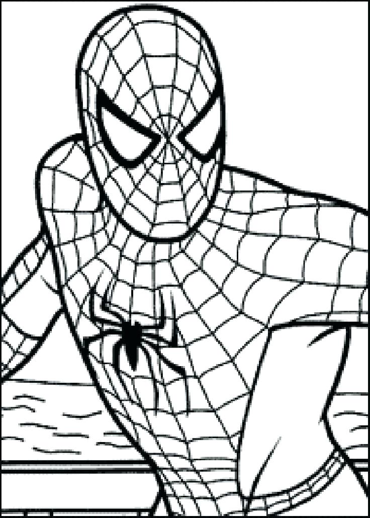736x1030 Coloring Pages On Coloring Last Updated Spiderman Mask Coloring Sheet - Spiderman Mask Drawing