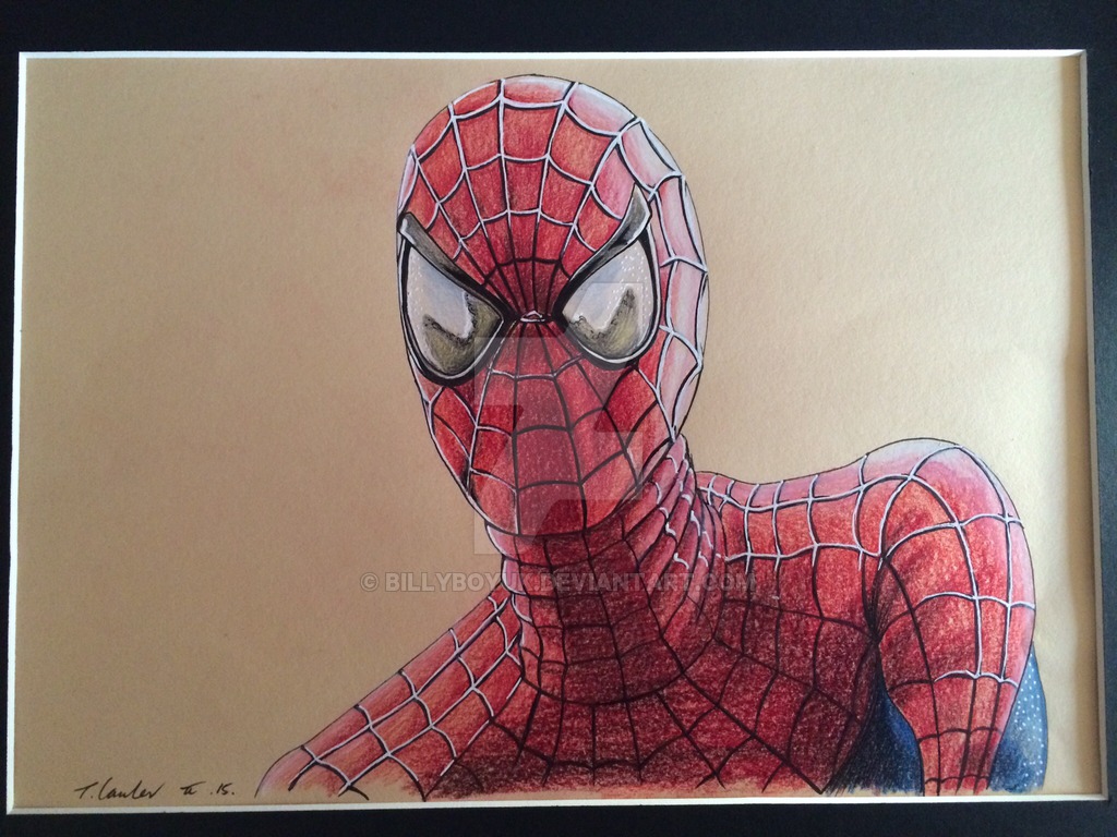 1024x768 Spider Man Pencil Drawing - Spiderman Pencil Drawing