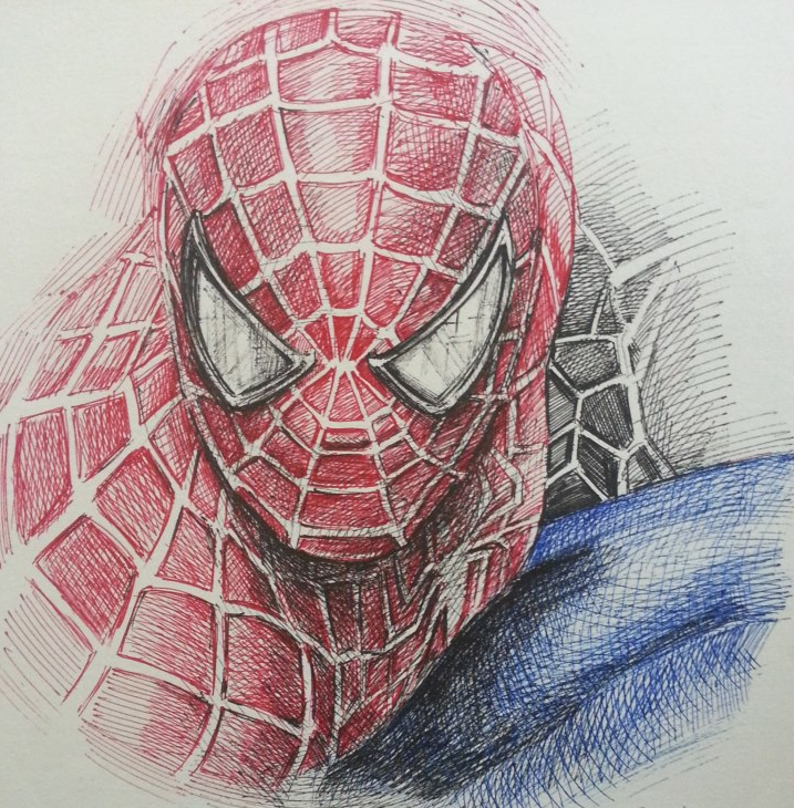 Spiderman Pencil Drawing at Explore collection of