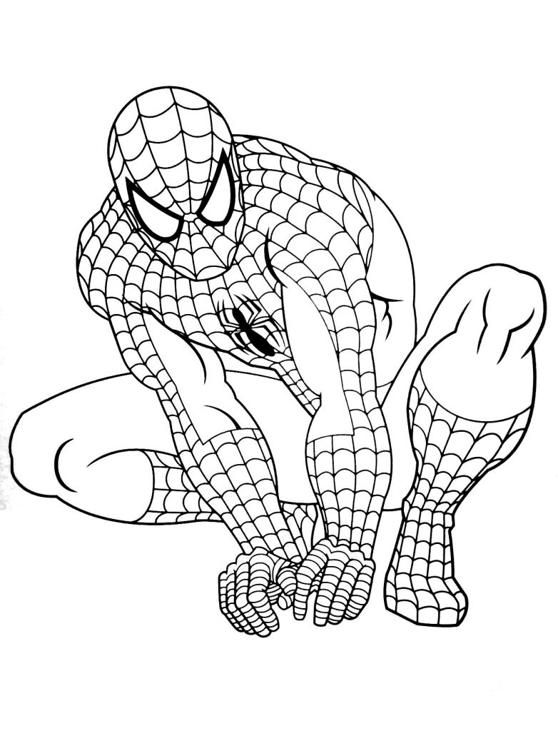 Spiderman Simple Drawing at PaintingValley.com | Explore collection of