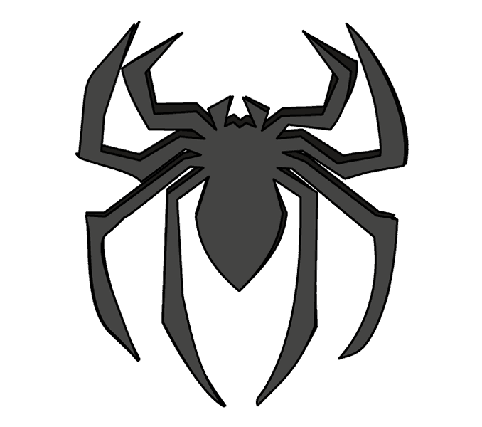 678x600 How To Draw How To Draw Spiderman's Logo In A Few Easy Steps - Spiderman Spider Drawing