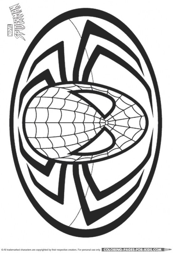 9900 Top Spiderman Symbol Coloring Pages Pictures