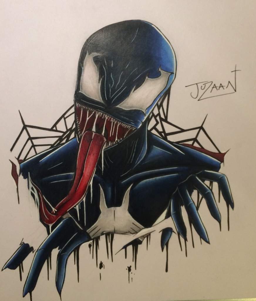 872x1024 venom anime drawing - Spiderman Venom Drawing
