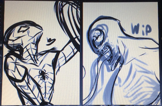 320x209 venom drawings on paigeeworld pictures of venom - Spiderman Venom Drawing