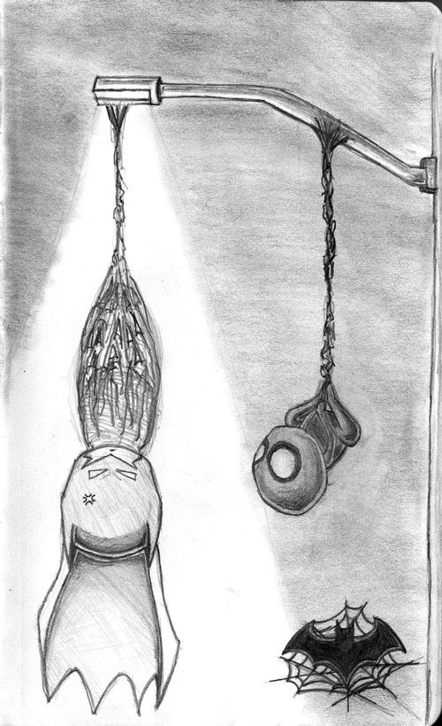 500x820 Batman Vs Spiderman Easy Drawing - Spiderman Vs Batman Drawing