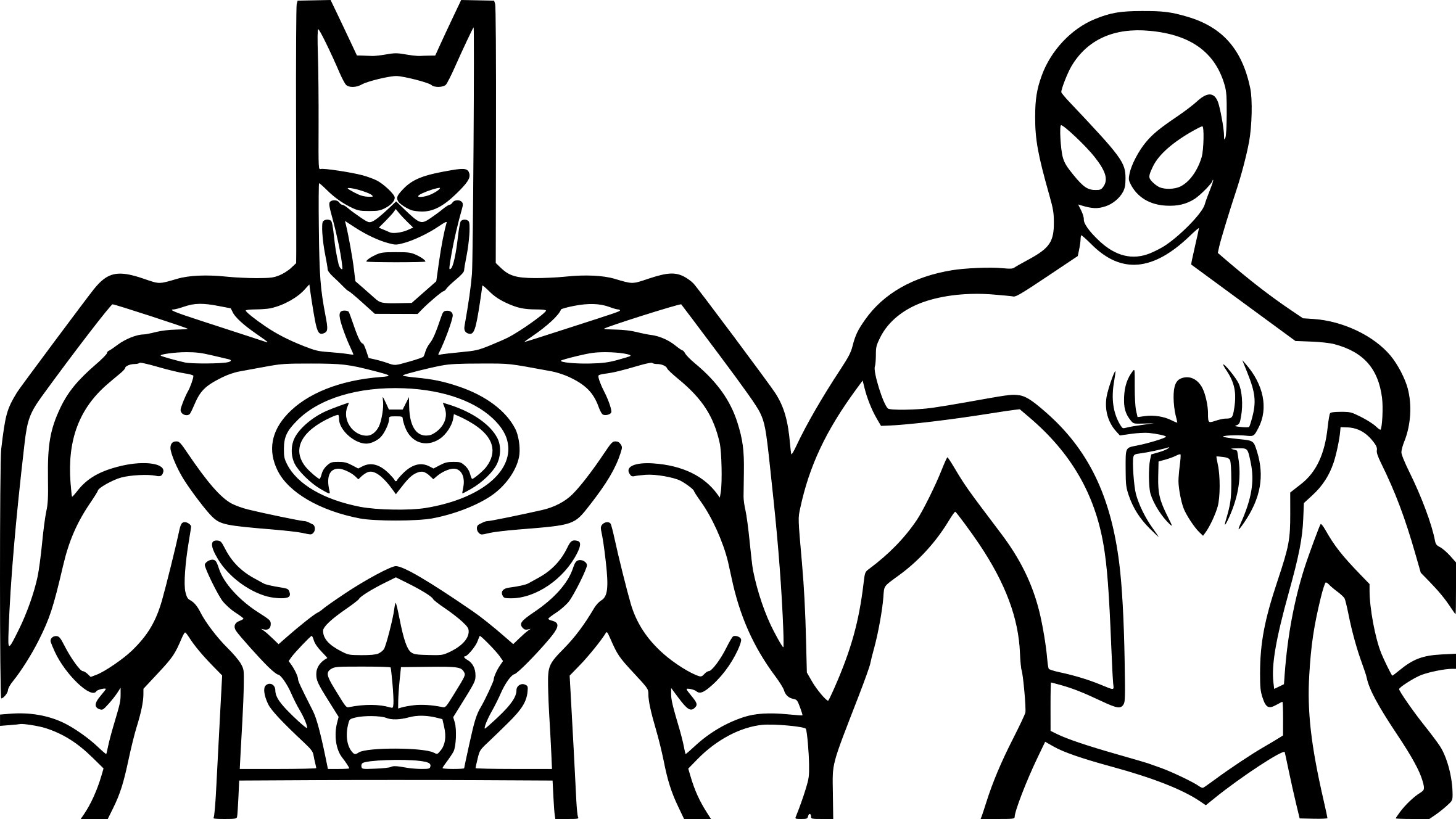 21. Batman Drawing Color. 