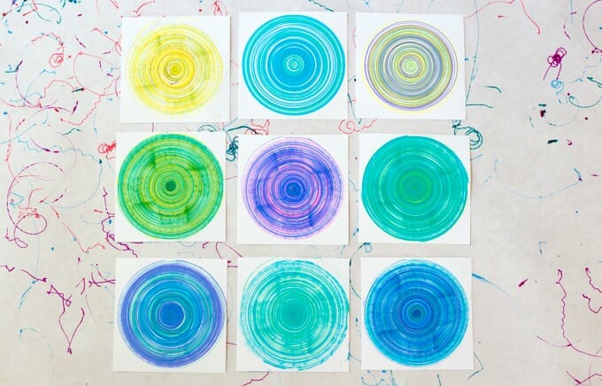 680x436 spin drawing two ways with kids - Spin Drawing