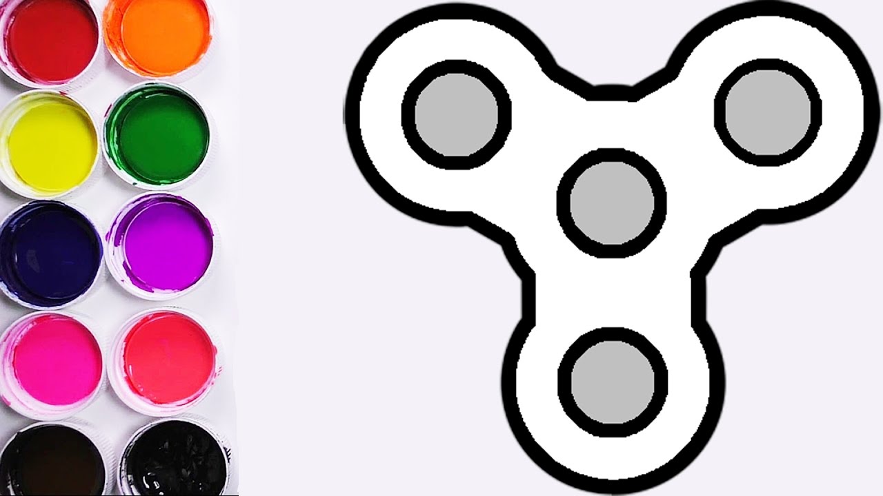1280x720 how to draw a fidget spinner - Spinner Drawing