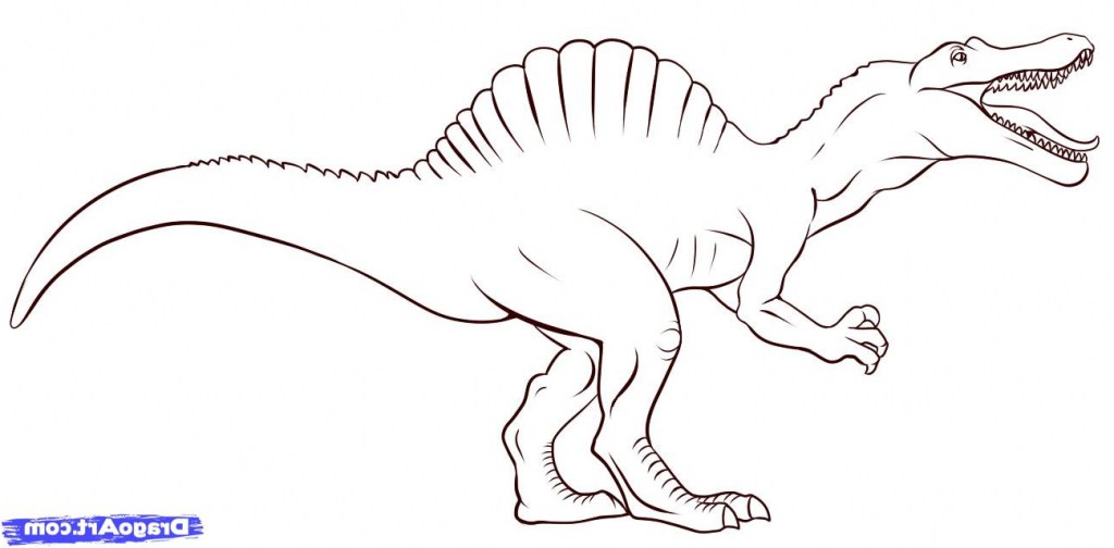 Spinosaurus Outline