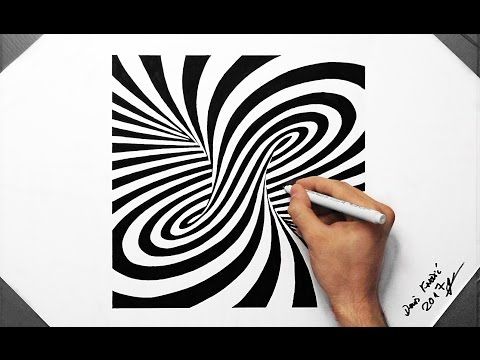 480x360 spiral optical illusion - Spiral Drawing