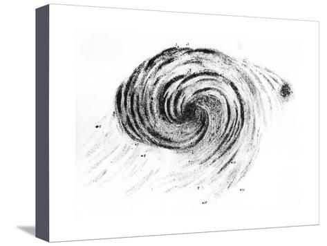 473x356 observation of a spiral galaxy in canes venatici drawn - Spiral Galaxy Drawing