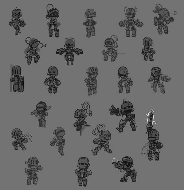 599x617 spiral knights on twitter sk concept art! these minute doodles - Spiral Knights Drawing