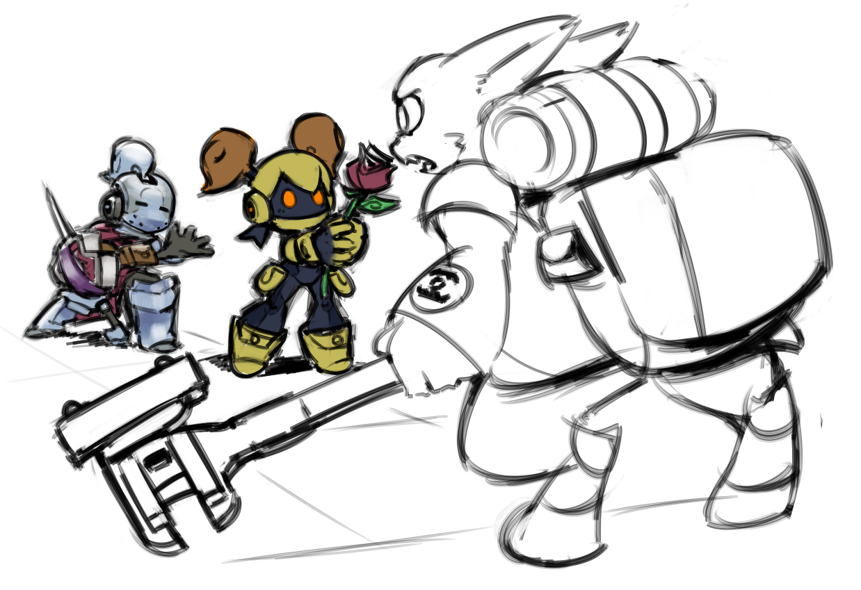 1238x849 unfinished valentine's day spiral knights weasyl - Spiral Knights Drawing