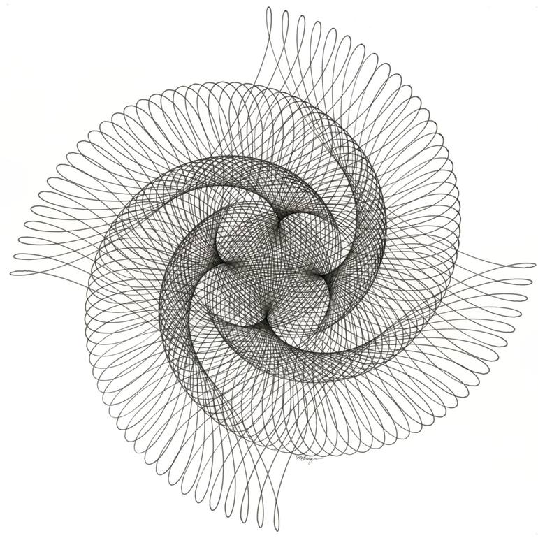 770x770 celestial queen delta drawing - Spiral Line Drawing