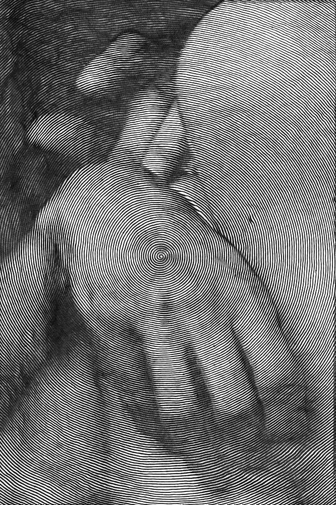 666x1000 Spiral Happy Drawings Created From A Single Continuous Line Are - Spiral Line Drawing